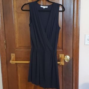 Navy Blue Wrap Romper